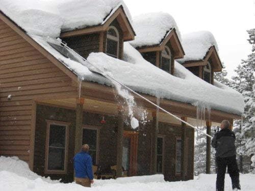 review Minnsnowta Dynamo Roof Razor Snow Roof Rake with Extra 6' Pole (Bundle, 2 Items)
