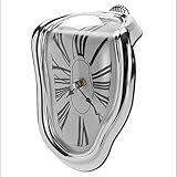 Greatangle-UK Roman Surréaliste Fusion Déformée Horloges Murales Surréaliste Salvador Dali Style Montre Murale Décoration Cadeau