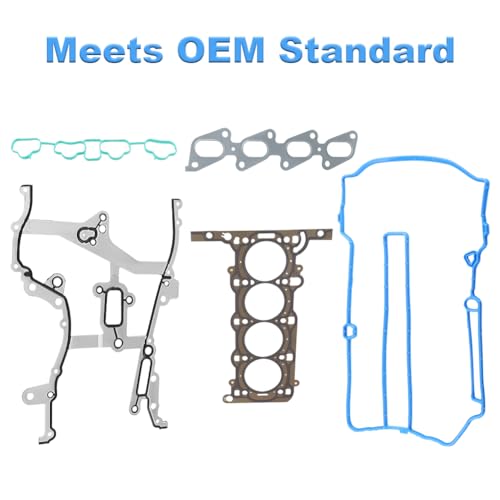 Image of Cylinder Engine Full Head Gasket Set with Head Bolt Compatible with Chevy Trax Sonic Cruze Cruze Limited 2011-2016, Buick Encore 2013-2016 1.4L Turbo Replaces HS54898 HSCV001 HS26540PT-1