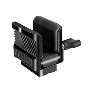 TONYBOO TU-1 Rifle Clamp,Aluminum Rifle Saddle Mount,Gun Clamp for Tripod with 1/4" & 3/8" Screw Holes, Compatible with Arca Swiss Quick Release Plates for Hunting and Shooting