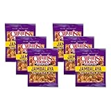 Cajun's Choice Jambalaya Seasoning Mix - 0.42 oz Packets, Pack of 6, Gluten-Free, No MSG, Authentic Louisiana Creole Spice for Chicken, Shrimp & Sausage