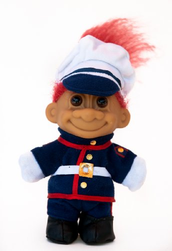Muñeco Troll My Lucky U.S. Marine Russ Berrie