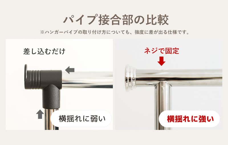 Amazon｜ハンガーラック 業務用 頑丈 耐荷重100kg コートハンガー