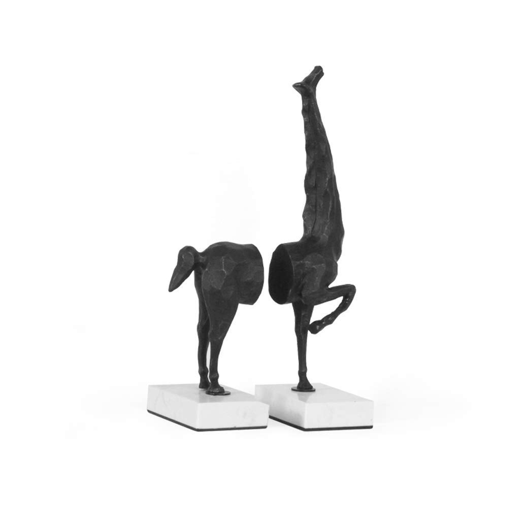 Fermalibri in marmo Ghisa Cavallo Fermalibri Libri Creativi Libreria Ornamenti Semplice Ufficio Clip Ornamenti Personalità Book Stand Titolari Per Scaffali