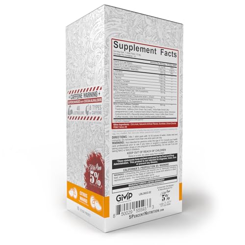 Image of 5% Nutrition 5150 High Stim Pre-Workout Powder Packets (Citrus Mango)