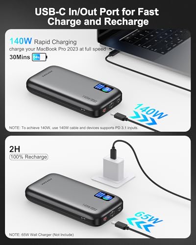 100W USB-C Power Bank for Laptop