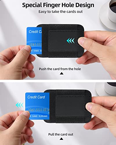 Upgraded for Magsafe Wallet, Strongest Magnetic Wallet, for iPhone Magsafe Walle t with 2 Card Slots, Magnetic Card Holder for iPhone 17/16/15/14/13/12 Series, Vegan Leather, Fit 7 Cards, Black4