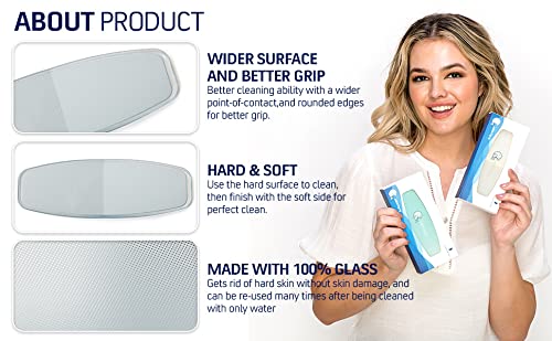 Glass-Foot-File--Hard-Dead-Corn-Skin-Callus-Remover-Nano-Scrubber-Rasp-Feet-Care-Pedicure-Remove-Cracked-Heels-Professional-Tool-Made-in-Korea-Mint