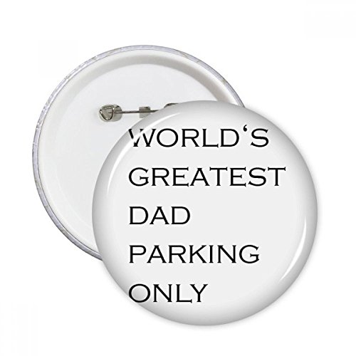 Pins Papa Badge Bouton Rond Multicolore Idée Cadeau Fête des Pères 5pcs XL