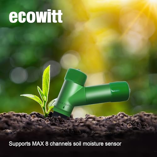 ECOWITT WH0291 tester wilgotności gleby miernik wilgotności gleby roślin z cyfrowym wyświetlaczem LCD