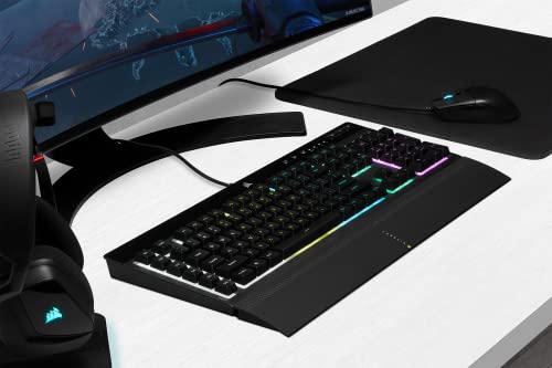 Kit Teclado e Mouse Gamer Corsair K55 RGB PRO e KATAR PRO, ABNT2, Preto - CH-9226965-BR
