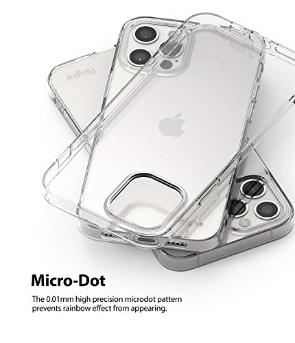 Image of ringke air for iphone 12 pro max case back cover, lightweight transparent flexible tpu scratch resistant phone cover for iphone 12 pro max back cover case - clear - Transparent