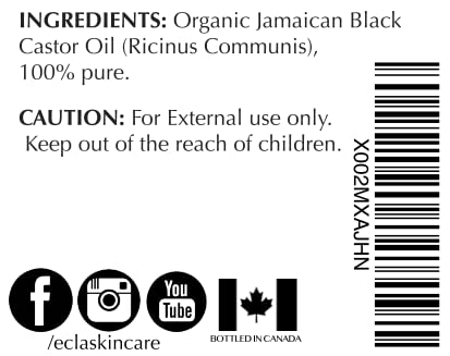 Jamaican Black Castor Oil for Hair Growth - Certified Organic 100% Pure Leave In Conditioner (120ml - 4 Oz) Best Hair, Beard, Eyelash and Eyebrow Growth Oil.