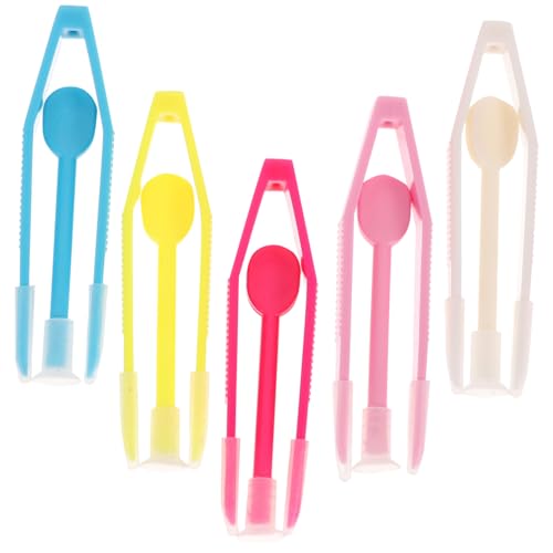 Homoyoyo 5 Ensembles Pinces et Ventouses pour Lentilles de Contact Accessoires Insertion et Retrait Pince à Lentilles Souples Compact et Facile à Transporter pour Voyage