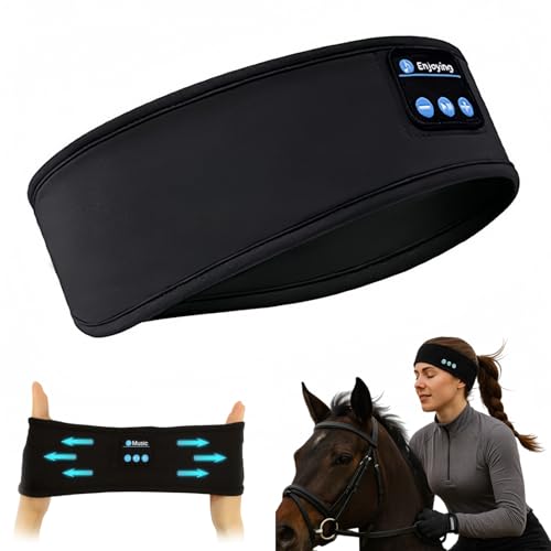 Bandeau Audio Bluetooth RideBand confortable et chaud compatible casque équitation