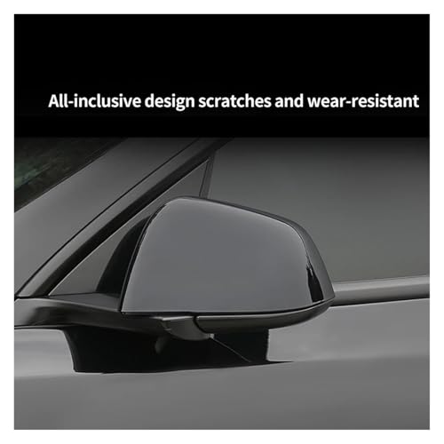 Remplacement du rétroviseur extérieur Tesla coque noire mate cache pour Model 3 - 2