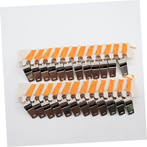 Silbatos metálicos KICHOUSE 12 piezas para deporte miniatura 2