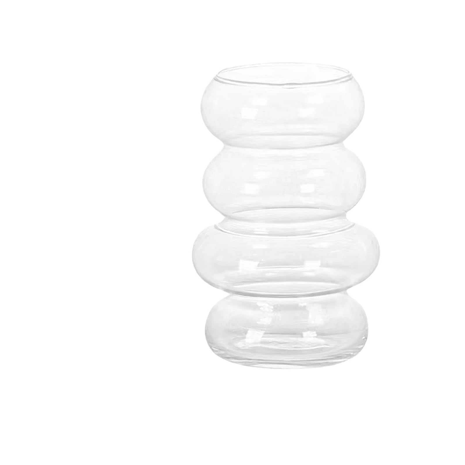 Geometric vase 1PC, Simple Glass Vase, Flower Arrangement Hydroponic Decorative, Suitable For Home Desktop Decoration flowers