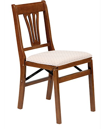 Stakmore Urn Back Folding Chair Finish, Set Of 2, Fruitwood #TOP22