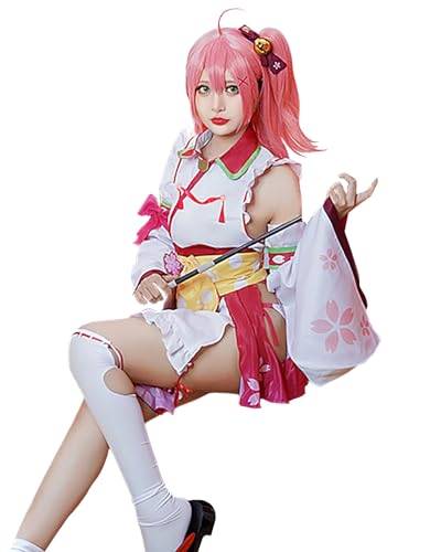 ［milky time］ ホロライブ さくらみこ コスプレ ハロウィン 和服 着物 巫女