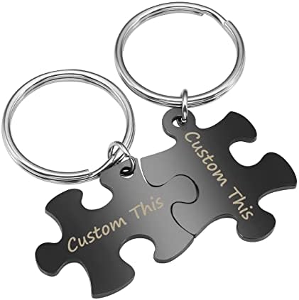 Friendship Puzzle Keychains
