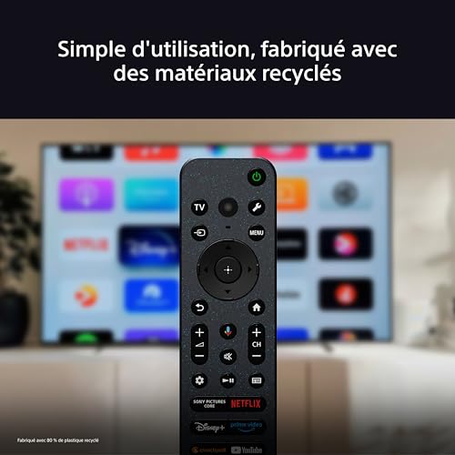 Sony BRAVIA 5 XR | Mini LED 85’ | IA XR Processor | Acoustic Multi-Audio | Dolby Vision/Atmos | IMAX Enhanced | Google TV (2025) | Google Cast | Apple AirPlay 2| Eco Dashboard Eco 2 | Menu Jeu 2