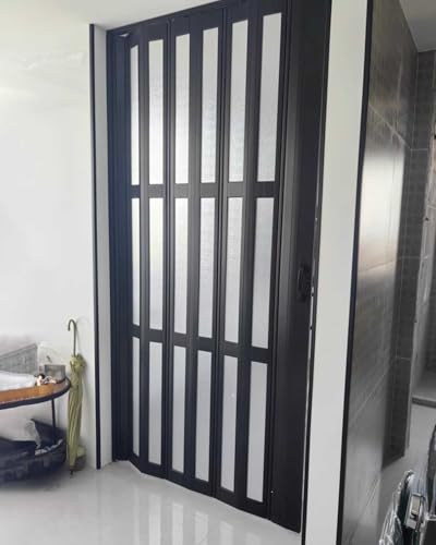 Porte coulissante en plastique 58,5x203 cm pour cloison de salon