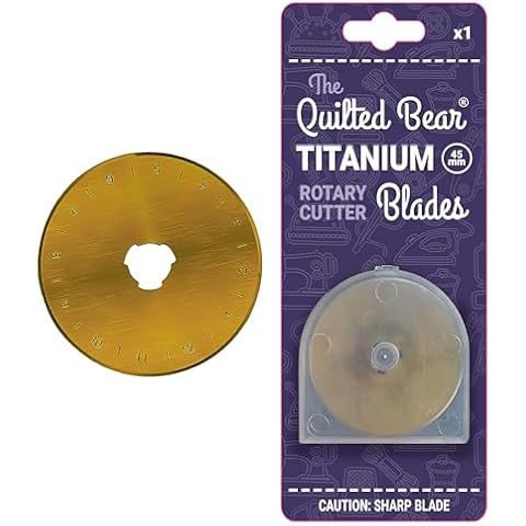 The Quilted Bear Titanium Rotary Blades 45mm Cover