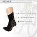 A ABSOPRO Cycling Socks Absorb Sweat Outdoor Bike Socks Black Brown Size XL Neutral and Universal 1 Pair Color Matching