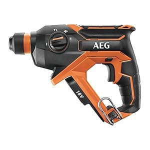 AEG 18 V PRO18V Akku-Kompakt-Kombihammer BBH18C-0 (SDS-Plus, Schlagenergie 1,5 J, Max. Bohr-Ø Beton/Stahl/Holz 16/10/13 mm, Meißelfunktion, ohne Akku & Ladegerät, im Karton)