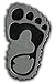 ToeJamR Snowboard Stomp Pad - Furry Yettie - Right - Gray