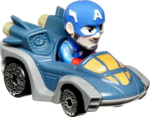 Hot Wheels Marvel RacerVerse - 5 Autos de Juguete 1:64