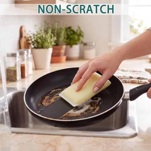 12 Pack Premium Kitchen Sponges, Non-Scratch Dish Scrubber Pads — 사진 3