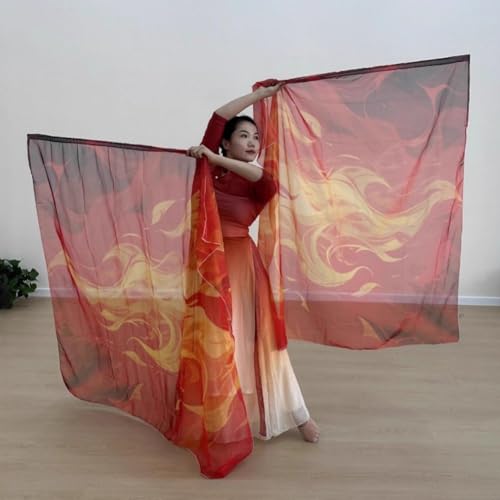 Banderas de alabanza y adoración con varilla flexible rectangular de gasa 5