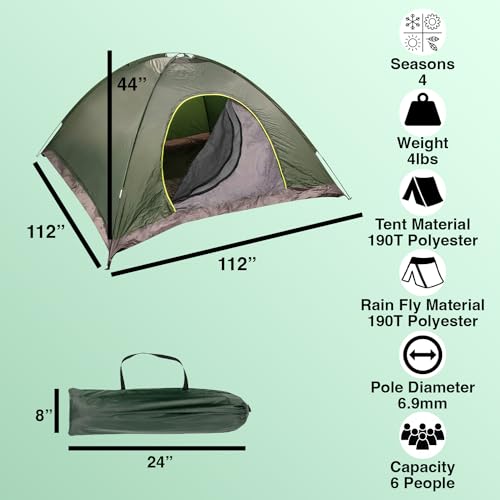 5 Pack Emergency Pop Up Tents