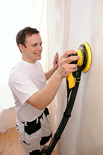 Mirka DEROS 5650CV Exzenterschleifer, leistungsstarker und kompakter Tellerschleifer mit Zentralabsaugung, Schleifmaschine im Case mit 2 Schleiftellern (Ø 125 mm & 150 mm) – Bild 7