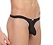 Youngbox Men's Thong G-String Sexy Mesh See Through Briefs Underwear