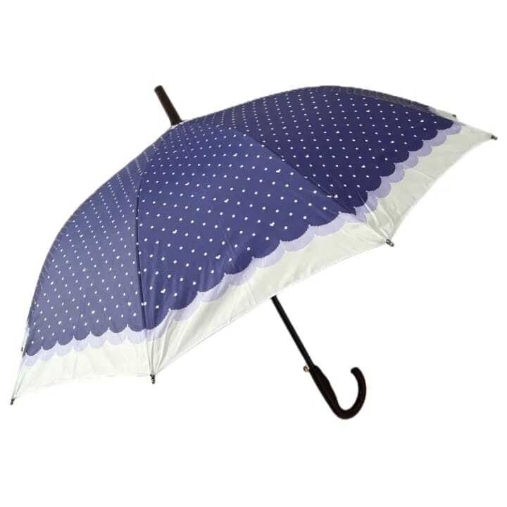 onestopbuys Umbrella Large Automatic Open Water Resistant Golf Umbrella Men Women 10 Ribs (Navy Blue)