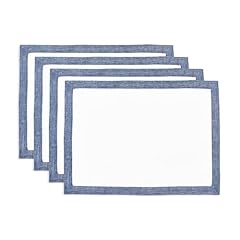 Chambray Indigo & White