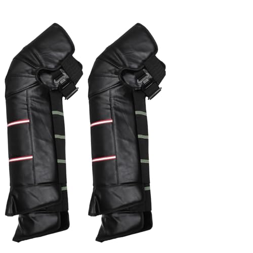Gogogmee 2 Protectores Térmicos para Rodillas de Motocicleta Invierno Impermeables y Resistentes al Viento Correas Adhesivas Ajustables y Diseño Reflectante para Color Aleatorio