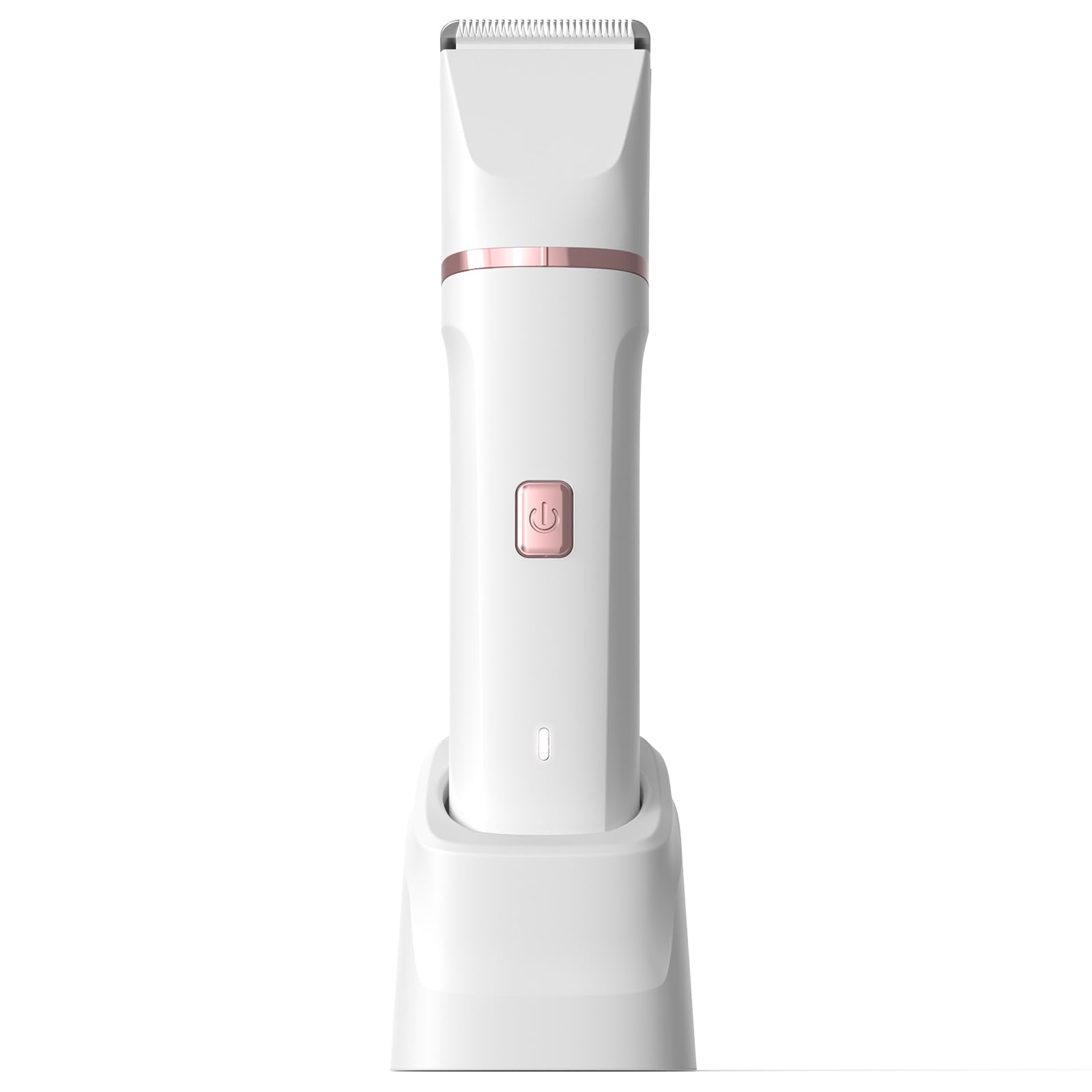 Bikini Trimmer for Women, 2-in-1 Electric Shaver, IPX7 Waterproof, Gentle for Bikini Line & Sensitive Areas, Cordless Rechargeable for Legs Underarms Face, White Gift for Women, Teen Girl Gift