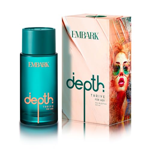 Image of EMBARK Depth Thrive Long Lasting Perfume for Women | 100ml Eau De Parfum | Floral Woody Premium Fragrance | Gift for Women