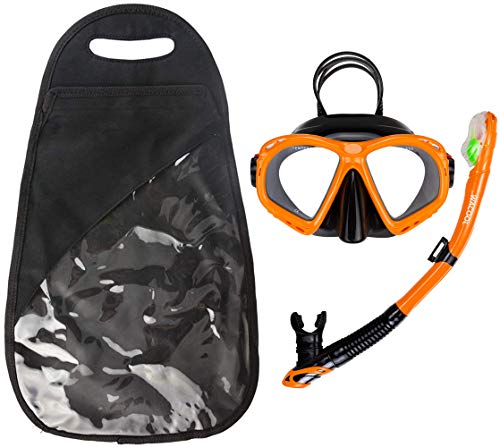 image for WACOOL Snorkeling Package Set for Adults, Anti-Fog Coated Glass Diving