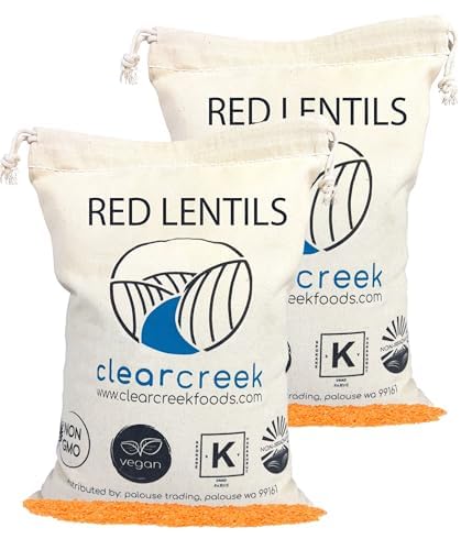 Certified Glyphosate Residue Free Red Lentils, 8 lb