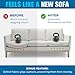 Meliusly Heavy Duty Couch Cushion Support for Sagging Cushions (28x72) Reinforced Wood Sofa Cushion Support Board for Sagging Seat, Deep Couch Supporter for Under The Cushions, Loveseat Saver