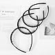 Sibba 4pcs Skinny Headbands For Women Non-Slip Zig Zag Hairband with Teeth Comb Headband Head Bands For Curly Hair Headband Thin Headpiece for Washing Face Elastic Headwear Hair Hoop