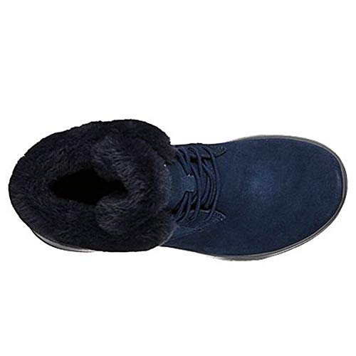 Skechers Skechers Women's go Joy Ankle Boots, Blue Navy Suede Gray Trim Nvgy, 36.5