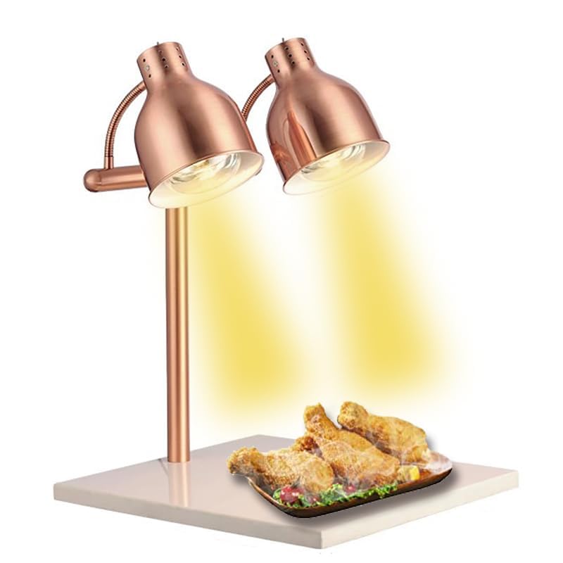 Calentador De Comida Buffet De 500W con Lámpara De Calor De Cuello De Cosno Ajustable, Diseño Indebido De 360 Grados para Catering, Restaurantes Y Fiestas De Cocina