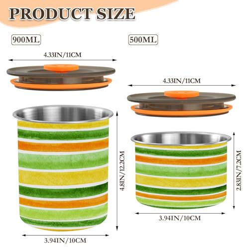 Envase Hermético para Café de Acero Inoxidable 500 ml miniatura 2