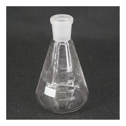Flacon Erlenmeyer de laboratoire gradué 250 ml avec joint rodé 29/32 en verre